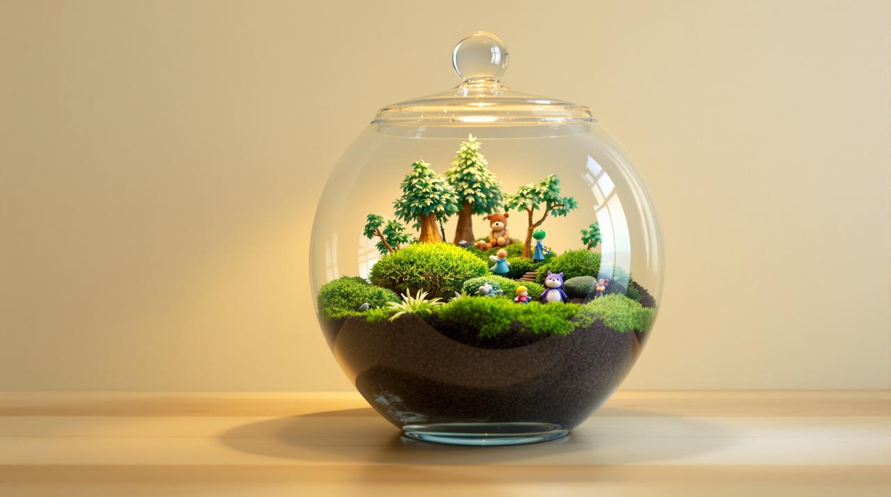 苔藓微景:桌面上的童话世界