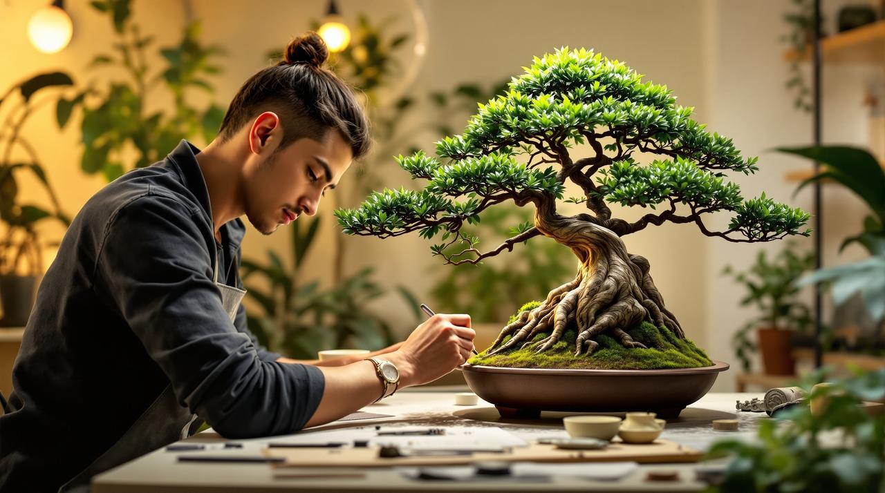 盆艺新生:90后盆景师的创新路