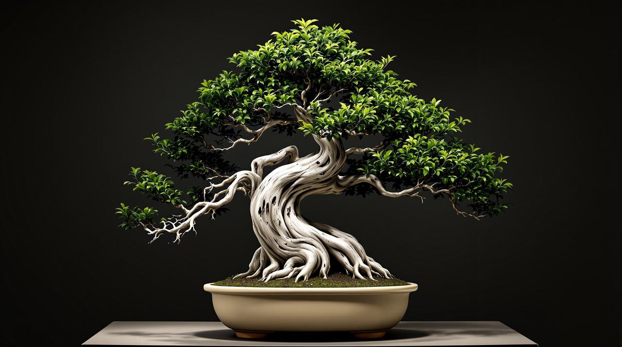 枯荣之道:舍利干盆景美学